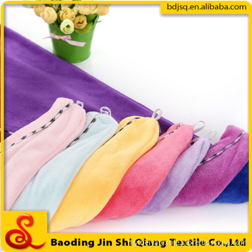Wholesale thickening dry hair cap microfiber hair drying towel